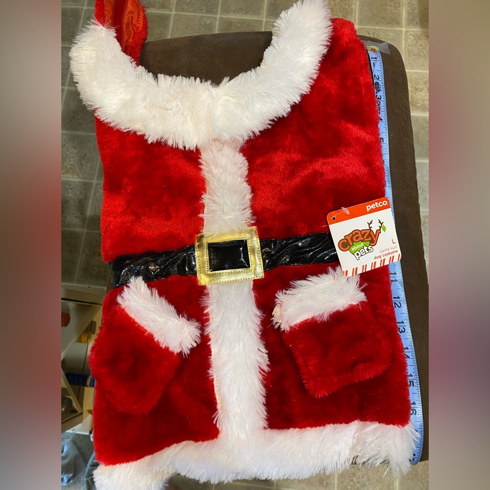 Petco Crazy Pets Santa Costume